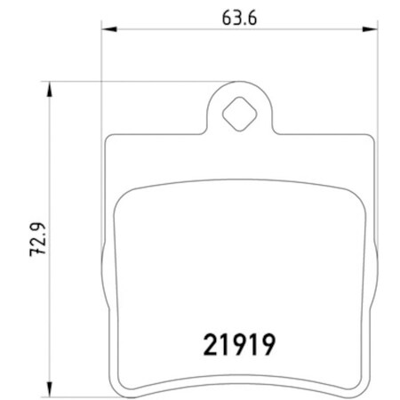Pagid Brakes Disc Brake Pad, 355008461 355008461
